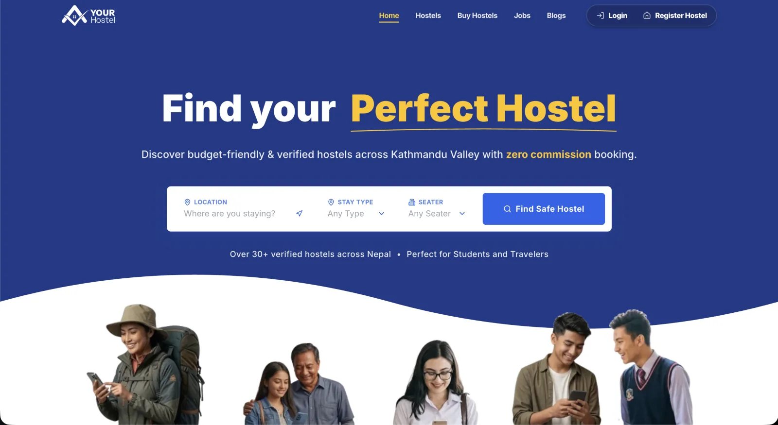 YourHostel, Marketplace & operations project screenshot